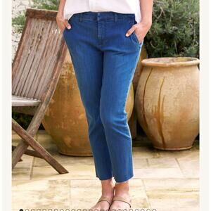 Frank & Eileen Wicklow Italian Chino Blue Denim - Size 2 (new)
